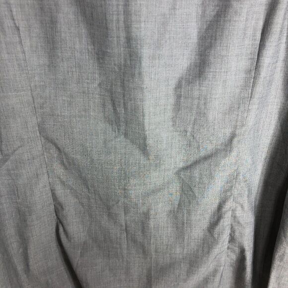 H & M Easy Iron Slim Fit Long Sleeve Dress Shirt Gray Mens Size XXL - Picture 7 of 7